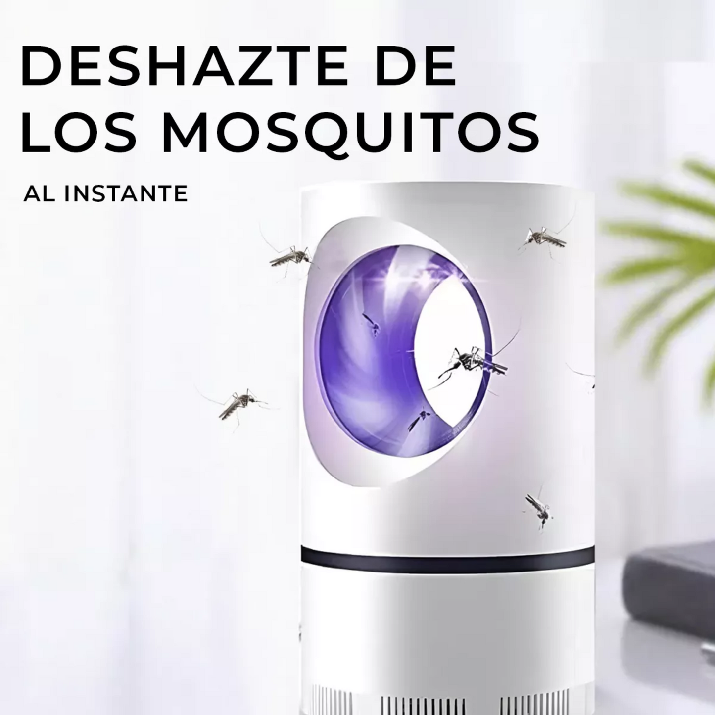 Lampara LED atrapa mosquitos USB