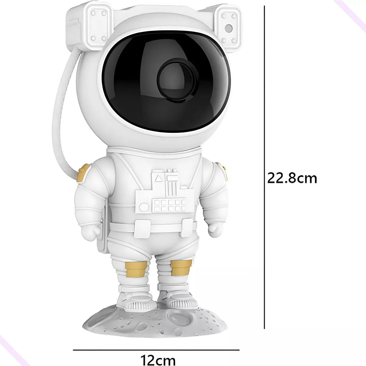 Astronauta proyector de galaxia