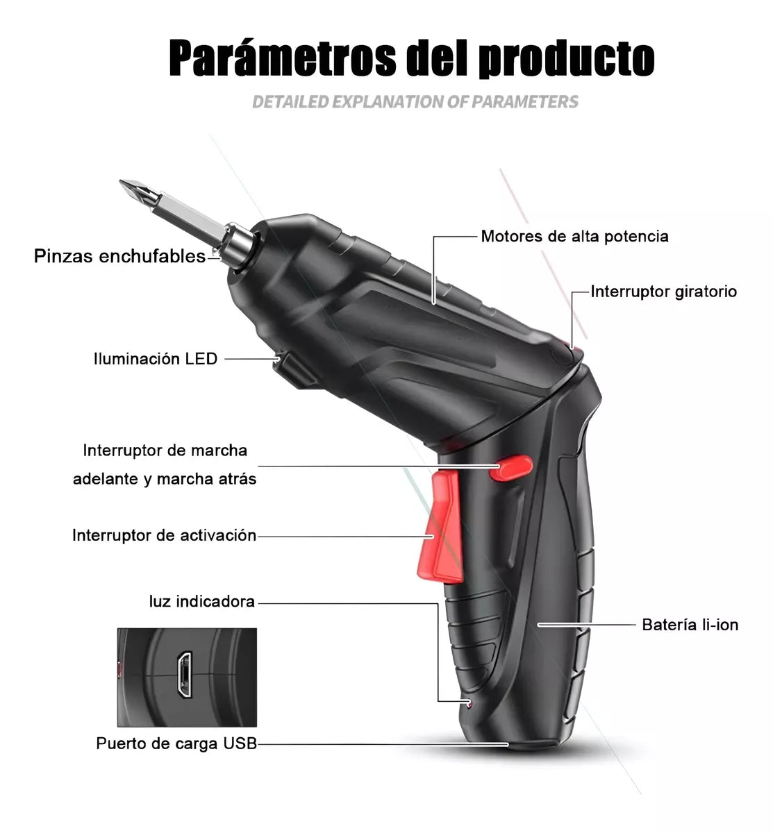 Destornillador inhalambrico