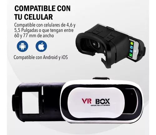 Gafas Vr + Control de Realidad Virtual